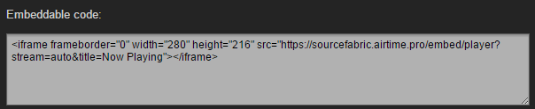 How to embed the Airtime Pro Player widget - Airtime Pro